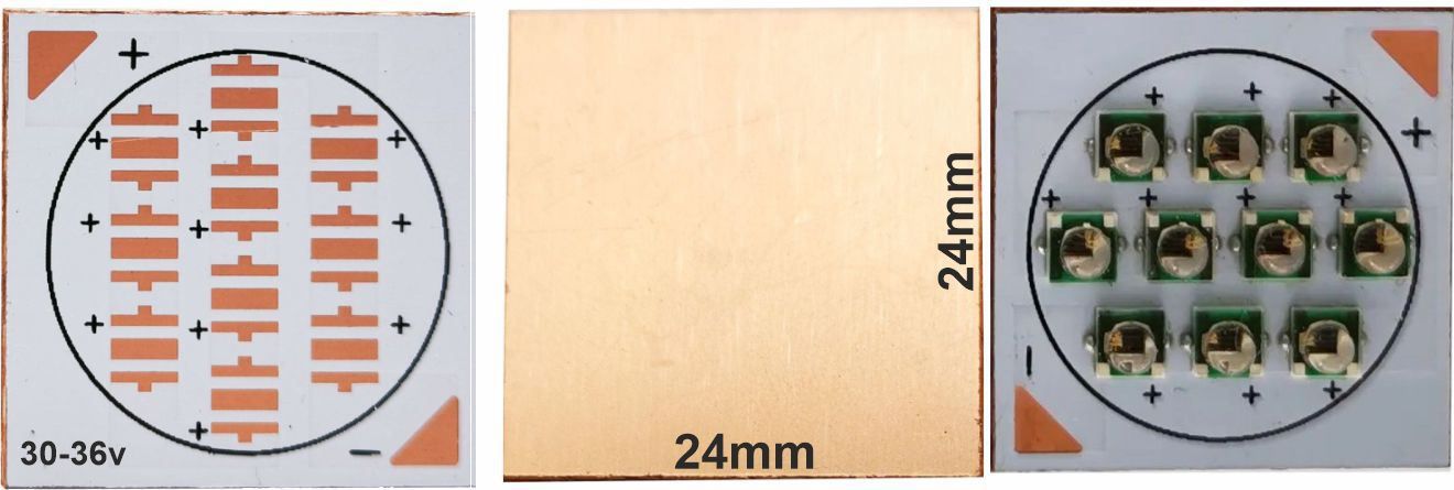 PCB 10 Led 3535, XP, XTE